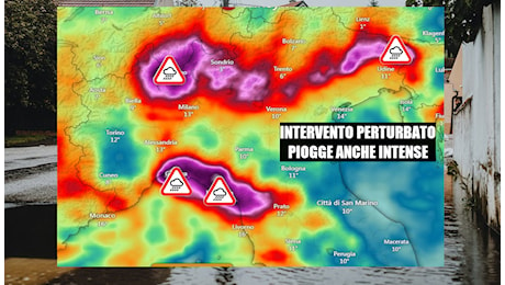 ENTRO 48 ORE DECISO INTERVENTO PERTURBATO - ALTA TOSCANA E LIGURIA NEL MIRINO - METEO