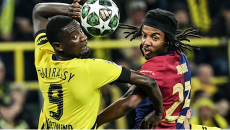 Il Dortmund ci prova, ma non basta il tris di Guirassy per la rimonta: Barcellona in semifinale