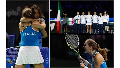 Billie Jean King Cup, trionfa l’Italia: in finale battuta la Slovacchia per 2-0