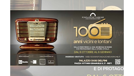 100 anni vicini e lontani: oggi a Palazzo Dosi l’inaugurazione della mostra sul secolo d’oro della radio