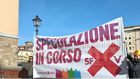 «Firenze in mano agli speculatori»: la prima protesta contro il G7 del Turismo