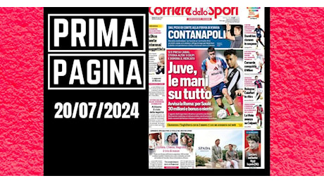 Prima pagina Corriere dello Sport: “Camarda conquista il Milan”