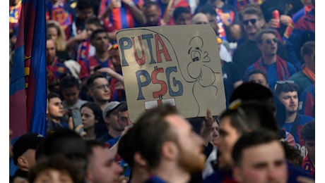 Striscione nazista, Barcellona multato e senza tifosi a Belgrado|Champions League