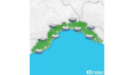 Meteo Liguria. Prima parte della settimana instabile con piogge soprattutto a Levante. Perturbazione in transito giovedì con piogge più estese