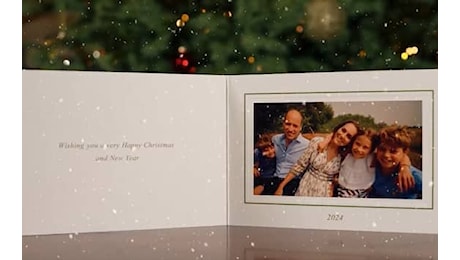 La cartolina di Natale di William e Kate Middleton con la foto della fine della chemio