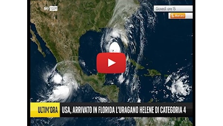 Meteo Video: Impatto violentissimo dell'uragano Helene in Florida, ci sono vittime e feriti