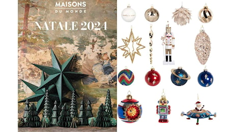 Maisons du Monde Natale 2024: idee tradizionali, gold e folk per una casa incantevole