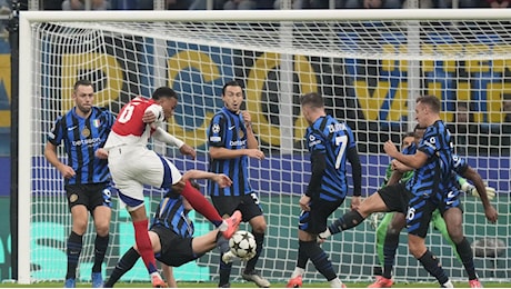 Inter mai vista così in difficoltà come con l'Arsenal, ma la classifica di Champions sorride