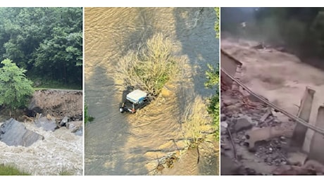 Maltempo, il Nord Ovest in ginocchio tra fiumi esondati e danni da milioni di euro (FOTO e VIDEO). Diversi escursionisti bloccati nei rifugi del Monte Rosa