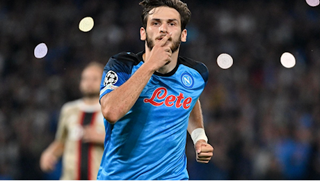 Serie A. Napoli, Khvicha Kvaratskhelia verso il Paris Saint Germain