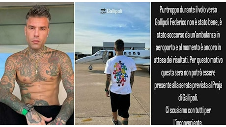 Fedez spiega tutto dopo malore e ricovero: «Visti i miei trascorsi, anche una cosa banale è meritevole di accertamenti». Poi l'annuncio