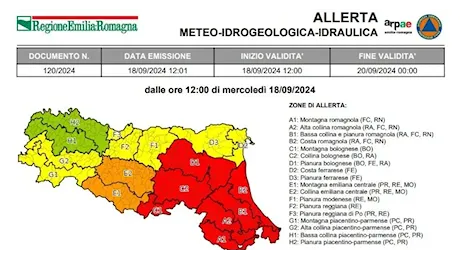 Emergenza idrogeologica e idraulica: chiusi scuole, impianti sportivi, parchi, biblioteche, cimiteri