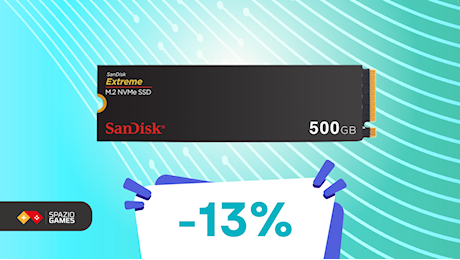 Porta i tuoi dati ovunque con SanDisk Extreme 500GB: affidabilità senza limiti a un PREZZO TOP!