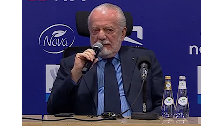 De Laurentiis sul futuro della Serie A: “Poche sopravviveranno”