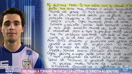 La lettera di Turetta dal carcere ai genitori: «Meglio un figlio morto che uno come me»