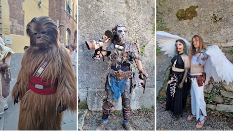 FOTO | VIDEO | Star Wars, One Piece, Naruto: la carica dei cosplayer a Lucca Comics, edizione record