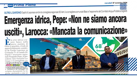 PEPE: «NON NE SIAMO ANCORA USCITI»