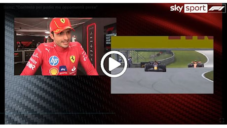 Gp Austria F1, Sainz: Bene il podio ma stiamo soffrendo [ VIDEO ]