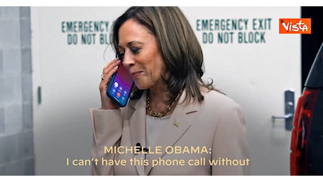 Barack e Michelle Obama telefonano a Kamala Harris: “Sarai una presidente fantastica”. Il video dell’endorsement