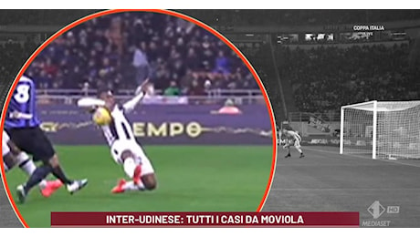 Inter-Udinese, moviola Gazzetta: “Giusto togliere il rigore. E mancano due gialli”