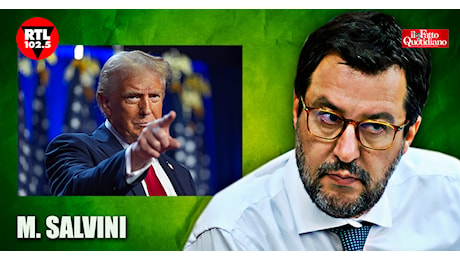 Salvini: “Strafelice per la vittoria di Trump, spero maggiormente nel ritorno della pace”. Poi attacca Ue, i giornalisti e i magistrati italiani