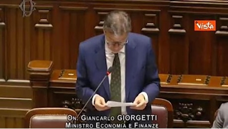 Giorgetti: Il gettito del concordato preventivo sarà impiegato per riduzione aliquote Irpef