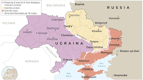 Ucraina divisa in tre con zona demilitarizzata e regioni russe: ecco il piano di base degli Usa | Ma è davvero fattibile?