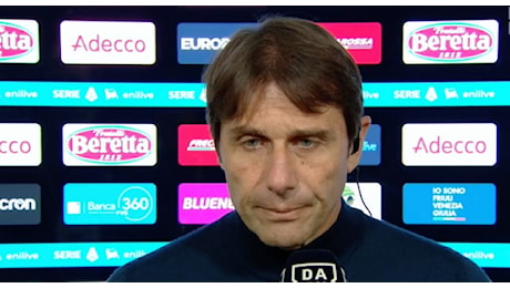 Conte a DAZN: Sembrava una gara stregata! Sono felice per Raspadori, lo userò di più in questo ruolo. Sulla lotta scudetto...