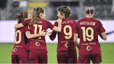 Calcio: la Roma vince la Supercoppa femminile, Fiorentina ko 3-1