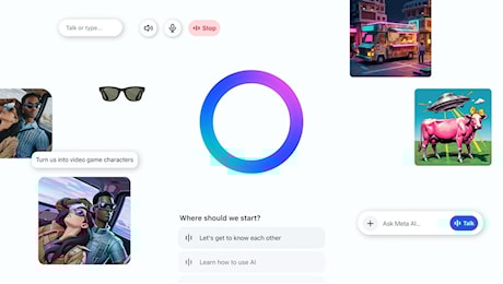 Meta lancia l’app Meta AI con cui intrattenere conversazioni vocali