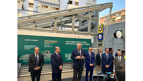 Palermo, aperta la fermata Libertà dell’Anello ferroviario