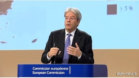 Gentiloni: Italia? Differenze su stime governo da consumi e tempi Pnrr