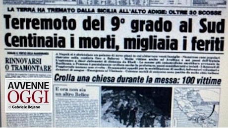 23 novembre 1980: in Campania e Basilicata la terra trema per 90 secondi, è la distruzione con 3000 morti