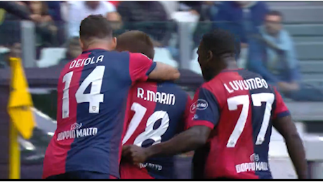 Marin gol, Obert prende il palo: il Cagliari ferma la Juventus