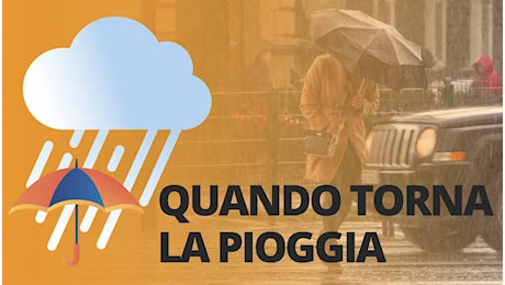 Dopo l'anticiclone arriva la pioggia secondo le previsioni meteo, dove e quando sono previsti temporali