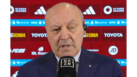 Roma-Inter, Marotta: “Il calendario deve essere più morbido. Così più infortuni”