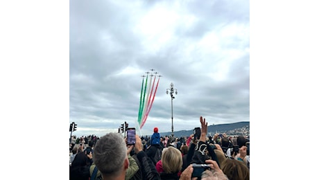 70 anni di Trieste in Italia, omaggio delle Frecce