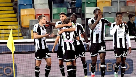 Un gol per tempo e la solida Udinese va