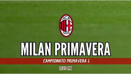 LIVE MN - Primavera, Milan-Juventus (1-2): sconfitta per i rossoneri