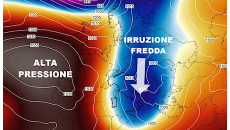 Meteo: clamorosi aggiornamenti, ondata di freddo e neve sotto Natale