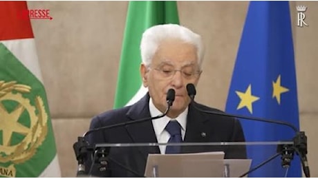 Mattarella: «Il diritto d'asilo è previsto dalla nostra Costituzione»