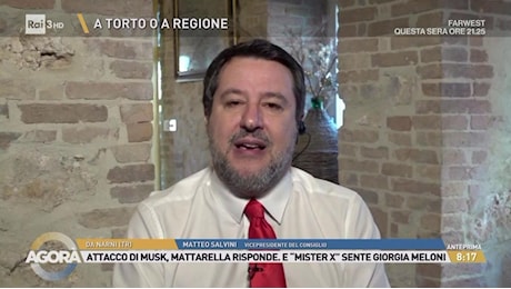 Salvini: Musk? Un visionario. Trump? Porterà buoni frutti in Italia e in Europa