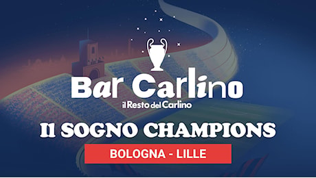 Il pre-partita Bologna Lille al ‘Bar Carlino’, torna il nostro salotto rossoblù: segui la diretta