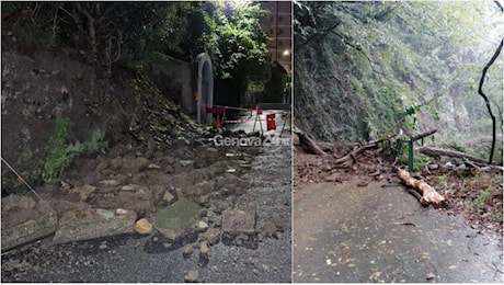 Allerta arancione, a Genova un muro crollato a San Fruttuoso e tre case isolate a Fabbriche