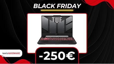 Mai più compromessi per giocare ovunque: questo notebook ASUS TUF è in SCONTO di 250€!