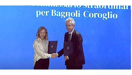 Oggi Giorgia Meloni è a Napoli per l’accordo Bagnoli col sindaco Manfredi. Corteo di protesta