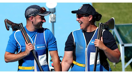 Diana Bacosi e Gabriele Rossetti oro alle Olimpiadi di Parigi 2024 nello skeet a squadre miste · Risultati Italia