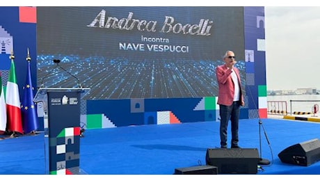 Andrea Bocelli emoziona il Villaggio Italia di Abu Dhabi