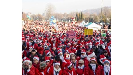 L'invasione dei Babbi Natale per i bambini ricoverati al Regina Margherita