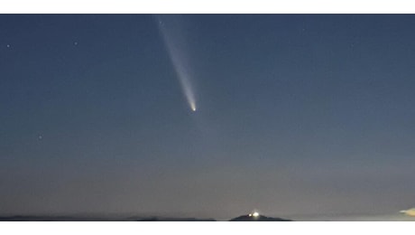 La cometa Tsuchinshan-Atlas regala spettacolo in Calabria e sullo Stretto